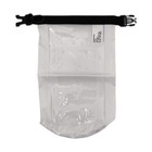2 Stück Drybag Packsack einseitig transparent wasserdicht Wasserschutz weiß