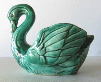 vide poche, cache pot céramique zoomorphe (Cygne)  Art Déco ? - Photo 1/4