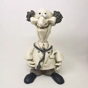 Statuina P Chiari anni 80 statua dottore vintage Paolo Chiari rara decorazione Halloween - Foto 1 di 24