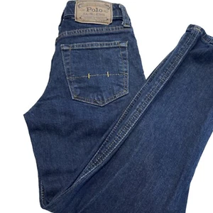 Polo Ralph Lauren Jeans Kids Boys Size 12 Blue Straight Denim 5-Pocket - Picture 1 of 7