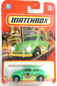 MATCHBOX '62 VOLKSWAGEN BEETLE TAXI GREEN VW bug kafer 2021 release GVY07-4B10 A - Picture 1 of 9