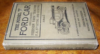 Ford Modelo T 1908-14 1915-1916 1917 1918 1920 Construcción Operación Reparación Foto 1 de 3