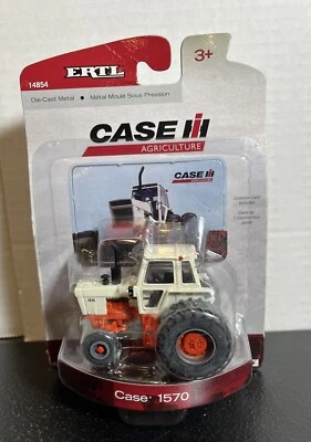 1/64 Ertl Case 1570 Tractor DieCast With Cab & Duals New - Image 1 of 4