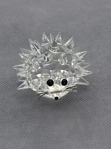 Swarovski Hedgehog Porcupine Crystal Silver Whiskers 2 1/4” - Picture 1 of 7