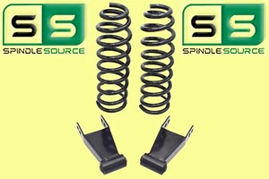 2" / 2" Drop Lowering Kit Coils Shackles Fits 2015 - 2020 Ford F-150 F150 - Foto 1 di 1