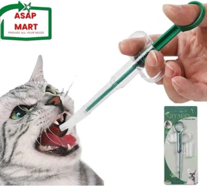 Cat Pill Shooter Pet Piller Gun Dog Pill Shooter Cat Tablet Soft Tip Syringe Pet - Picture 1 of 12