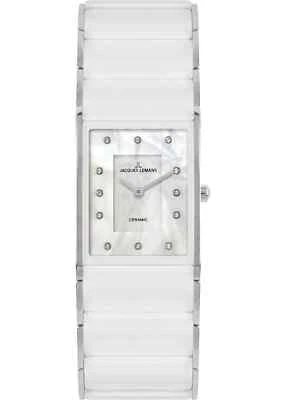 JACQUES LEMANS Damenuhr, DUBLIN, Quarz, Edelstahl, High-Tech-Ceramic, 1-1940G - Bild 1 von 4