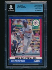 1991 Score 100 Superstars #5 Ken Griffey Jr. BGS Authentic Altered
