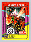 X-MEN - NUMBER 1 SPOT - 2021-22 UPPER DECK MARVEL ANNUAL