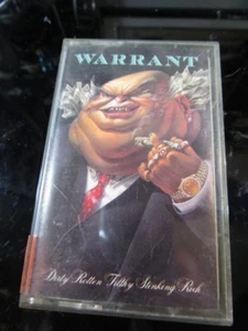 Warrant Dirty Rotten Filthy Stinking Rich USA Cassette Tape - Picture 1 of 1