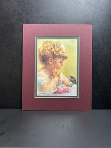 Frühling des Lebens Bessie Gutmann Kunstdruck gerahmt 10 x 8 matt Lithographie - Bild 1 von 2