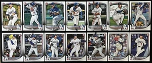 2025 Bowman ~ Dodgers Team Set ~ (28 Cards) ~ Base, BP/BCP Prospects+4 Inserts - Picture 1 of 4