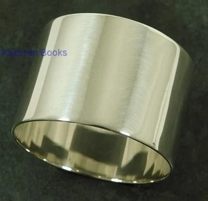 Antique Edwardian Solid Silver Napkin Serviette Ring 1909 By William Hutton - Bild 1 von 13