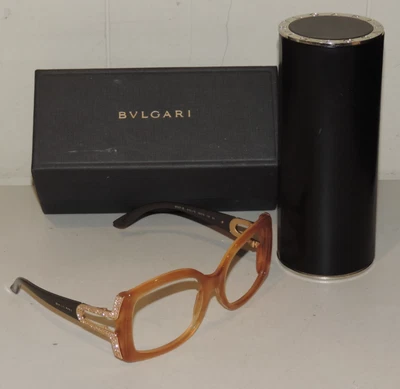 BULGARI 8057B SUNGLASS FRAME WITH ORIGINAL BOX, TUBE, BAG, WIPE - Image 1 of 4