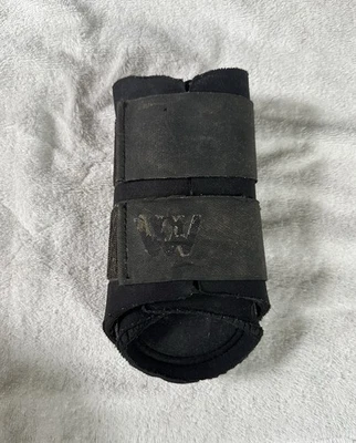 Botas deportivas para cepillar tendones Horse Woof Wear Club medianas/grandes - negras Foto 1 de 2