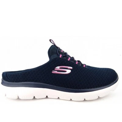 Skechers Summits Swift Step navy Damen Clogs in Blau