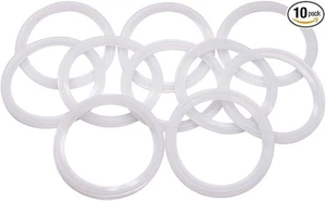 10 Stück Weiß Silikon Tri Clamp Dichtung für Tri Clover Fittings 3" (3 Zoll) 3 Zoll - Bild 1 von 2