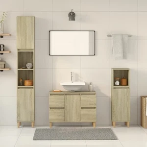 Bathroom Furniture Set, Bathroom Furniture Sets, Juego De Muebles De Baño vidaXL - Imagen 1 de 103