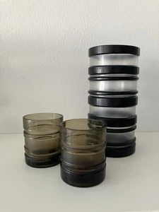 Boconcept Vase Teelichthalter Set Glas Schwarz Braun - Bild 1 von 7