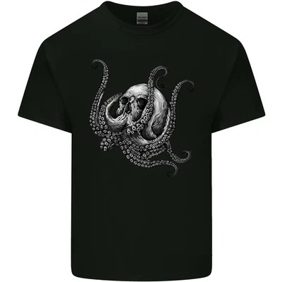 Cthulhu Skull Kids T-Shirt Childrens - Image 1 of 4