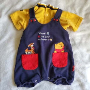 Disney Winnie the Pooh Vintage Colección 100 Acres Bebé Mono Camisa Talla 12 M - Imagen 1 de 7