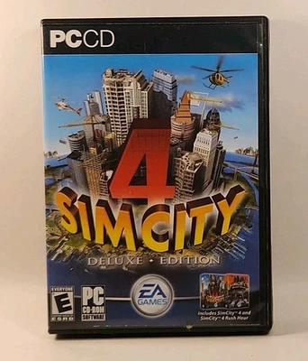 Sim City 4 Deluxe Edition PC- 2 CD-ROM Complete with manual/code w1s3 3020 - Image 1 of 4