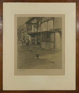 Cecil Charles Windsor Aldin (Bell Inn, Waltham St Lawrence) Farbchronograph - Bild 1 von 4