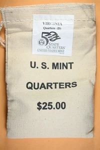 2000 D Virginia $25 Quarter BAG, 50 Stattes Unopened NO BOX - Picture 1 of 1