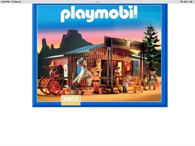 Playmobil 3805 Rancho Río Serpiente Occidental, Vaqueros Completo! Foto 1 de 4