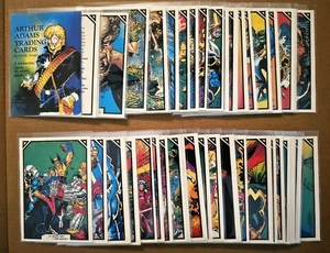1989 Comic Images Marvel Arthur Adams Complete Set 1-45 RARE CLEAN X-Men SP - Picture 1 of 2