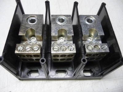 Ferraz Shawmut  - #66663, Power Distribution Block, 310 A, 600 V, 3 Pole, NIB - Image 1 of 3