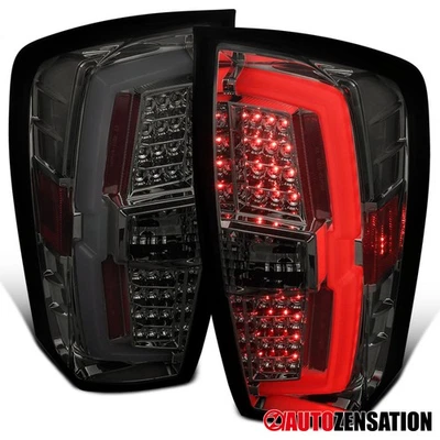 Fits 2016-2022 Toyota Tacoma Smoke LED  Tail Lights Rear Brake Lamps Pair 16-22 Foto 1 de 4