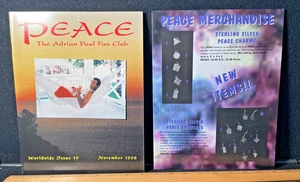 Peace The Adrian Paul Fan Magazine Issue 19 Nov. 1998 Highlander TV Series - Foto 1 di 6