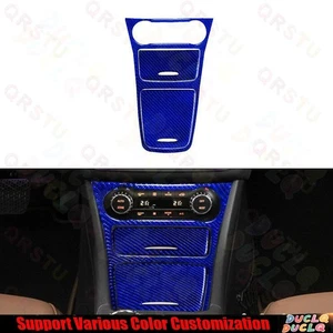 3X Blue Central Control Trim Cover For Mercedes Benz CLA 2014-2018/GLA 2015-2018 - Bild 1 von 7