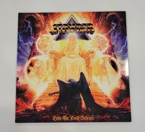 STRYPER- Even The Devil Believes, Solid Red Vinyl Record - Picture 1 of 5