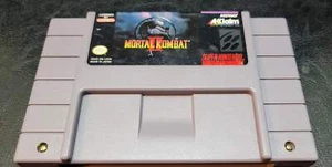 Mortal Kombat 2 SNES Authentic Cartridge (Super Nintendo Ent System) Great Shape - Picture 1 of 8
