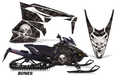 Sled Graphic Decals Stickers For Yamaha Viper SR/SRT/RTX/SE 2014-2016 BONES K — 第 1/2 张图片