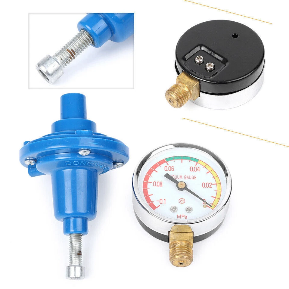 Vacuum Regulator+Gauge Tee Adapter: Pulsator Surge Milker Kit:Cow Goat+ AU - image 1 of 4