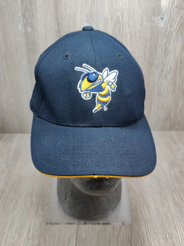 Georgia Tech Sombrero Chaquetas Amarillas Coliseo Hombres Talla 7 1/4 Azul Amarillo NCAA  Foto 1 de 4