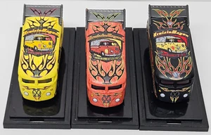 Hot Wheels Liberty Promotions Kruizinwagon 2 VW Drag Bus Yellow Red Black Lot 3 - Picture 1 of 16