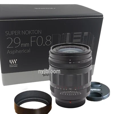 New Voigtlander Super NOKTON 29mm f/0.8 Aspherical Lens Micro Four Thirds Mount - Image 1 of 4