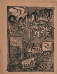 Atlanta, Ga- The Southern Farm: A Journal of Practical Agriculture November 1890 - Picture 1 of 2