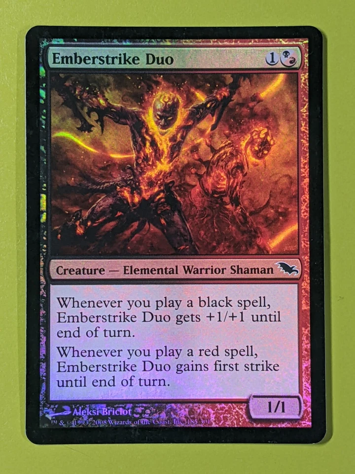 FOIL Emberstrike Duo x1 Shadowmoor 1x Magic the Gathering MTG - Image 1 of 1