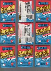 1989 Donruss Baseball Packs Lot-9packs - Picture 1 of 1