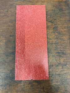 GPO3 Electrical Red Fiberglass Sheet 3/8 thick 13.5 in x 5.5 in insulator board