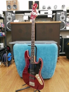 Fender Japan AJB-58 OCR Aerodyne Jazz Bass Old Candy Apple Red Crafted in Japan - Imagen 1 de 10