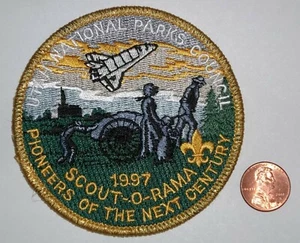 BSA UTAH PARQUES NACIONALES OA 509 590 1997 SCOUT-O-RAMA LDS PARCHE VAGÓN MORMÓN GMY - Imagen 1 de 4
