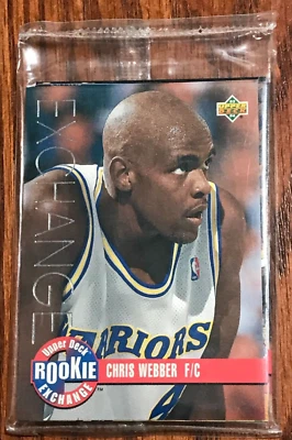 1993-94 UPPER DECK BASKETBALL  10 CARD ROOKIE EXCHANGE SILVER WEBBER/HARDAWAY-S - Image 1 of 2