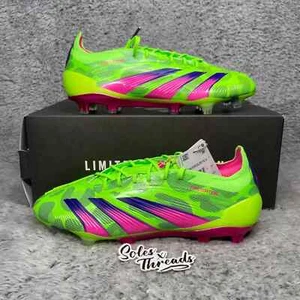 Adidas Predator Elite FG Soccer Men Size 7 Player Pack Solar Green IG877 NBY - Picture 1 of 7