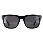 Polizeisonnenbrille SPLE37M 700P glänzend schwarz rauchpolarisiert